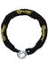 Auvray Lasso 120 cm Schakelketting Staal Unisexe Noir/Jaune