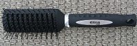 Osma Elina 40299 Luxury Wellness Hairbrush Black 22cm Matte Black Flat Open