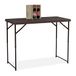 Merkloos / Sans marque Relaxdays campingtafel inklapbaar - 120 x 60 cm - hoogte verstelbaar - 6 personen - tuintafel - bruin