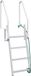 vidaXL 4-treden steigerladder zilver 58 x 77 x 166 cm aluminium
