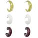 PIECES PCPENOLOPE - set van 3 multi oorbellen
