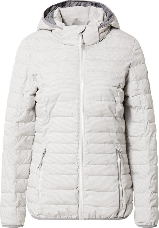 Killtec G.I.G.A. DX Uyaka Outdoorjas - Lichtgrijs - Maat 40 - Dames