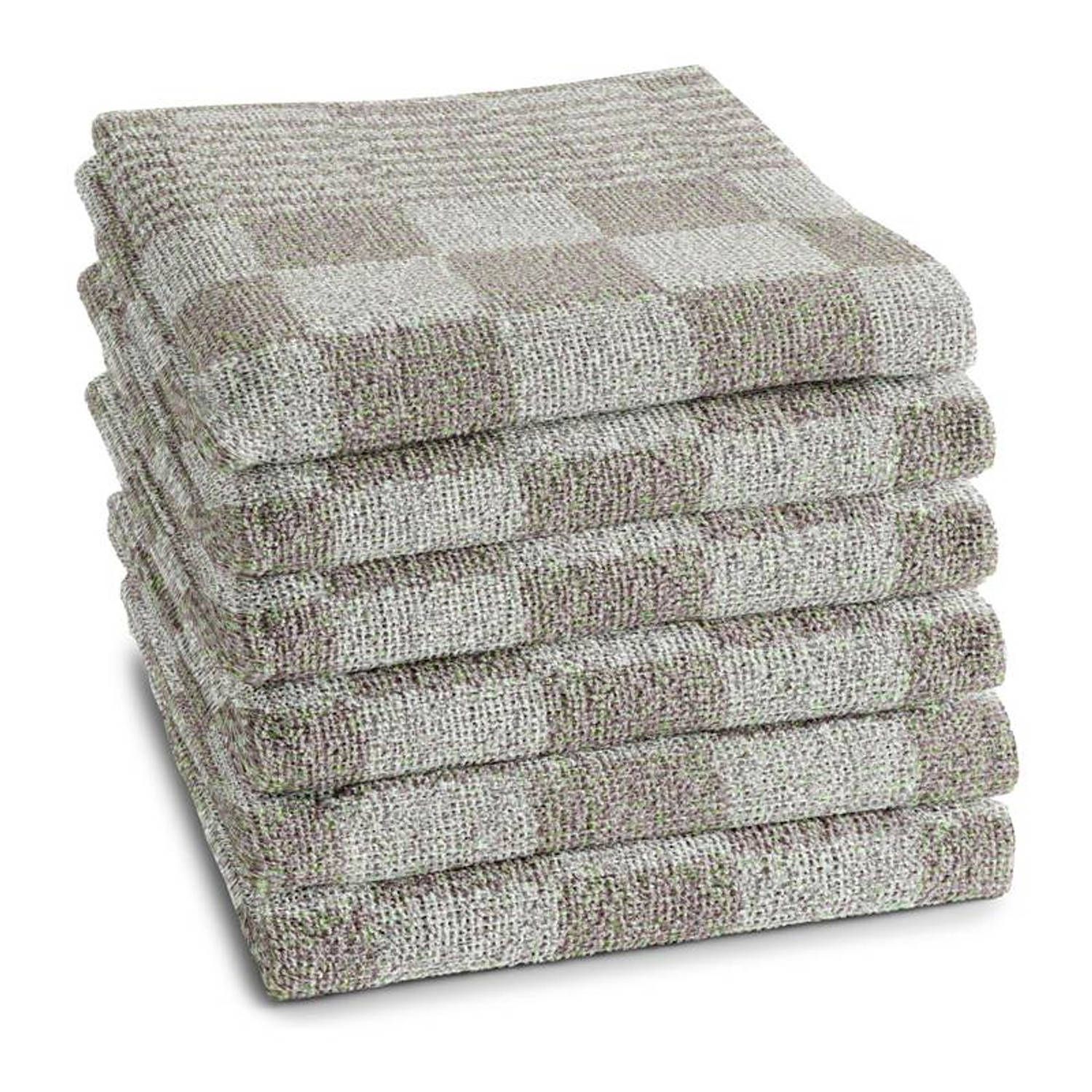 DDDDD Barbecue Keukendoek - 50x55 cm - Set van 6 - Taupe
