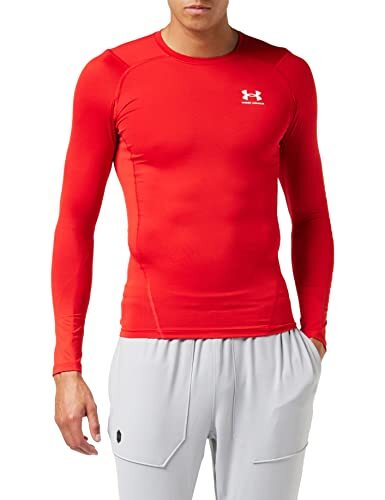 Under Armour Ua Hg Armour Comp Ls nauwsluitende functioneel shirt, ademend shirt met lange mouwen