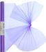 Merkloos Organza stof - 3x - paars - 40 x 200 cm - op rol - Hobbystof/knutselstof - Decoratie stoffen - Organza/gaas stoffen
