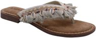 Lazamani - Annika Dames Teenslippers Offwhite - Maat 37