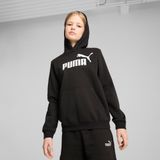 PUMA ESS No. 1 Logo Hoodie FL G Meisjes Trui - Puma Black
