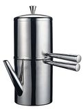Napolitaanse Ilsa Napolitaanse roestvrijstalen koffiemachine 3 kopjes