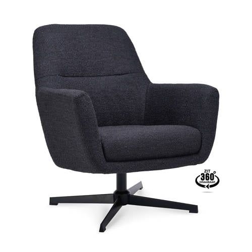 Wehkamp Home Fauteuil Edgar - zwart
