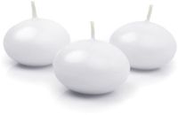 PartyDeco Drijfkaarsen - 10 stuks - Wit - Paraffine - 5 cm