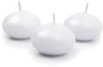 PartyDeco Drijfkaarsen - 10 stuks - Wit - Paraffine - 5 cm