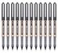 Uni-ball Rollerball Eye Broad UB-150E-10 vloeibare inkt, zwart, 1,0 mm, doos, 12 stuks