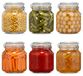 Bocaux en verre avec couvercles pour le stockage des aliments 1000 ml