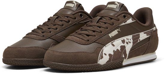 PUMA Bella Donna ESD WILD Dames Sneakers - Chestnut Brown-Alpine Snow - Maat 40