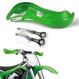 22mm KX Green 22mm 7/8" Universal Handlebar Hand Guards for Dirt Pit Bike ATV Quad Enduro Motocross