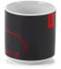 Volkswagen Golf Mok 250ml - Zwart/Rood - Porselein