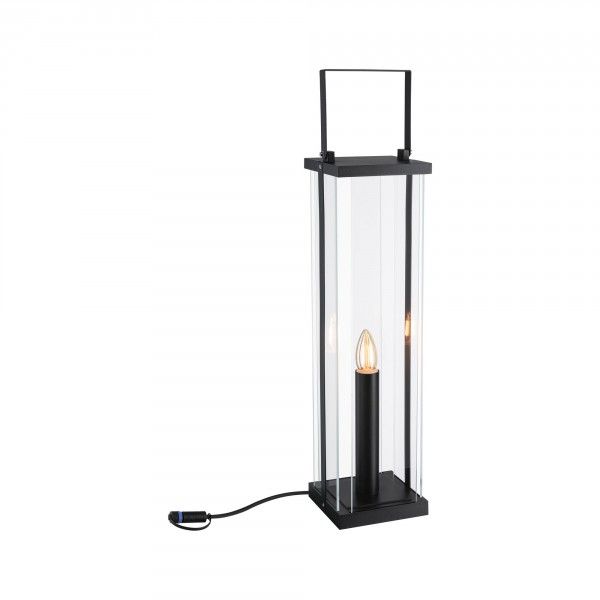 Paulmann Plug & Shine - Lantaarn - 2W - Zwart - 69.5cm