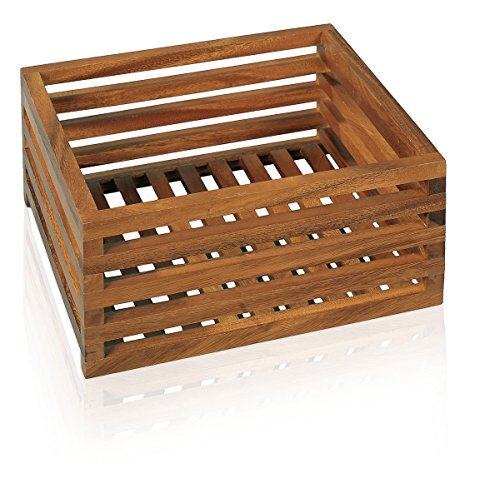 Möve Acacia roosterbox 28 x 28 x 13,5 cm van natuurlijk hout, hout