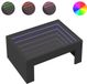 vidaXL Salontafel met Infinity LED 70x50x30 cm zwart