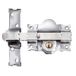 Alfa 12205 - slot sec. Handlock wimpers dubbel vernikkeld