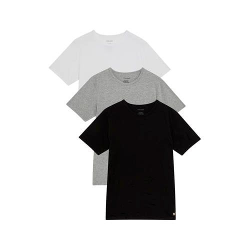 Lyle & Scott T-shirts - zwart (set van 3)