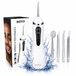 MEXX Waterflosser Sans fil - Hydropulseur buccal avec 3 modes de nettoyage - Inclus 4 embouts - Réservoir d'eau 200 ml - Rechargeable USB-C - Convient pour un usage quotidien - Blanc