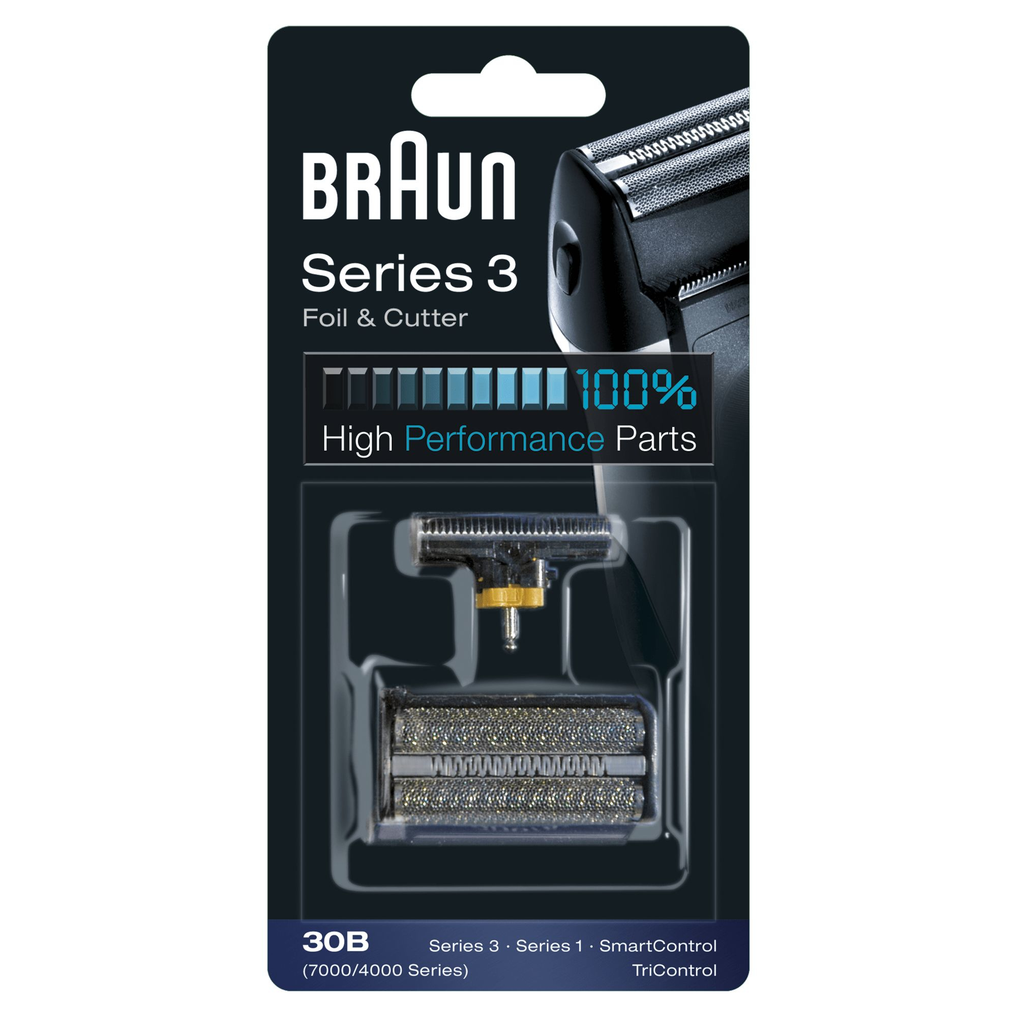 Braun Braun Series 3 vervangend onderdeel scheerapparaat 30B zwart