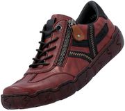 Rieker L0363-34 dames lage sneakers rood