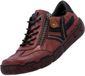 Rieker L0363-34 dames lage sneakers rood