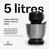 Klarstein Robot pâtissier Bella Evo 1500W