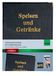 Sigel menu Map met reliëf in goud en rubber binding voor A4-1 stuk zwart