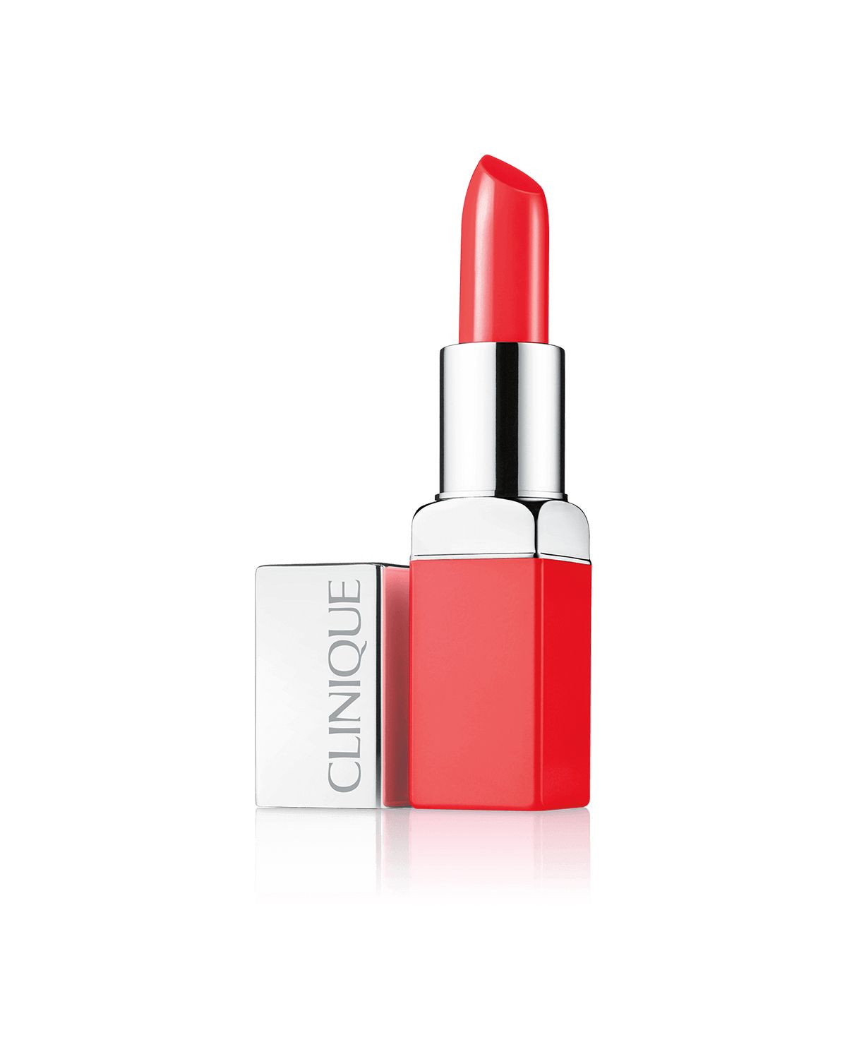 Clinique Pop Lip Colour + Primer Lipstick - Poppy Pop - 3.9g