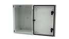 RS PRO GF polyester wandbehuizing lichtgrijs IP66, HxBxD 400 mm x 300 mm x 200 mm