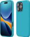 kwmobile telefoonhoesje geschikt voor Apple iPhone 16 Pro Max - Hoesje met siliconen coating - Smartphone case in ijsblauw