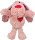 Trixie hond valentijn pluche roze 28 cm