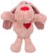 Trixie hond valentijn pluche roze 28 cm