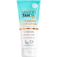 VeganTan Gradual Bronzing Body Lotion Medium to Dark - 200ml