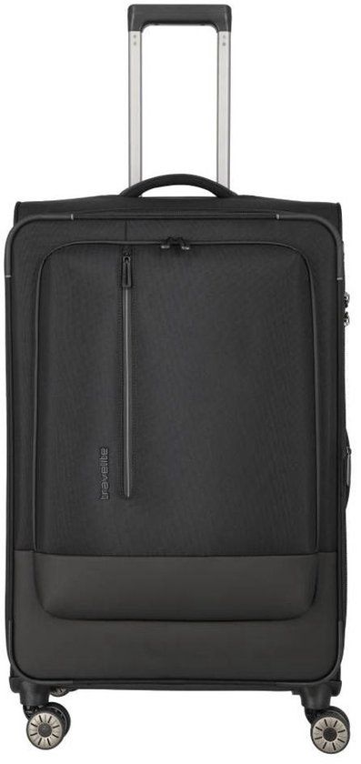 Travelite Crosslite 5.0 Large 4-wiel trolley zwart