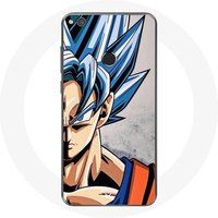 Maniacase Etui voor Huawei P8 Lite 2017 Anime Dragon Ball Goku Blauw Haar