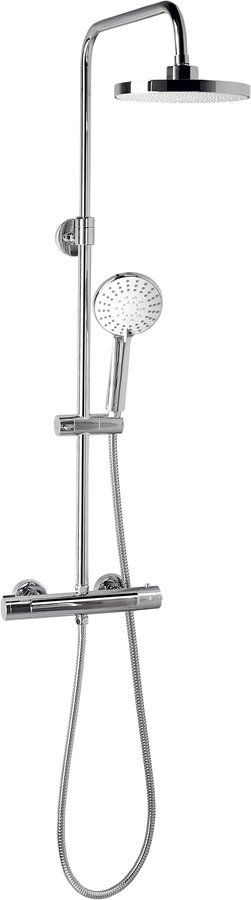 Aqualine LIGA Douchepaneel met Thermostatische Kraan - Chroom