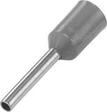 Vogt Verbindungstechnik 460609 Adereindhulzen 4 mm² Deels geïsoleerd Grijs 100 stuk(s)