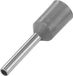 Vogt Verbindungstechnik 460609 Adereindhulzen 4 mm² Deels geïsoleerd Grijs 100 stuk(s)