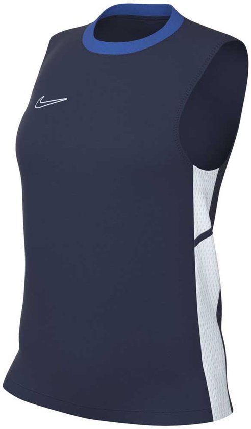 Nike Dri-fit Academy 25 Mouwloos T-shirt Blauw S Vrouw