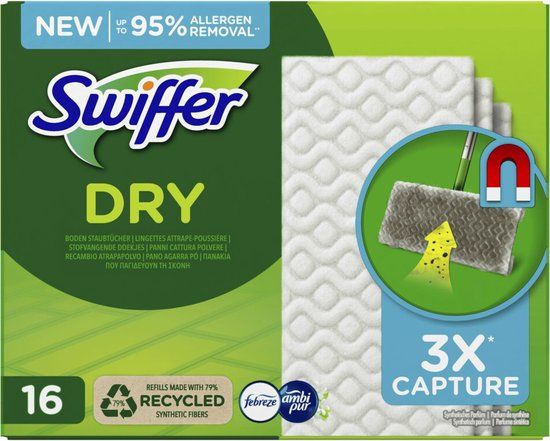 Swiffer Dry Febreze Stofwisdoekjes 16st