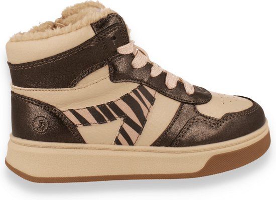SJ LIFESTYLE Meisjes Sneaker Hoog Taupe TAUPE 37