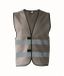 Korntex Functional Hi-Vis Safety Vest Dortmund KX100 - grey - 5XL