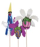Garcia de Pou Houten decoratie, metallic, in houten doos, gesorteerd, 15 x 30 x 30 cm