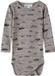 Name it Romper Merino wol Mannen Gestreept Satellite