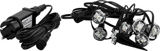 EGLO Spinetoli lichtsnoer - LED - 550 cm - 3000 kelvin - Plug&Play