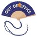 Vouwfan ¡Que Calor! - Met Afneembare Koord - Polyester en Houten Handvat